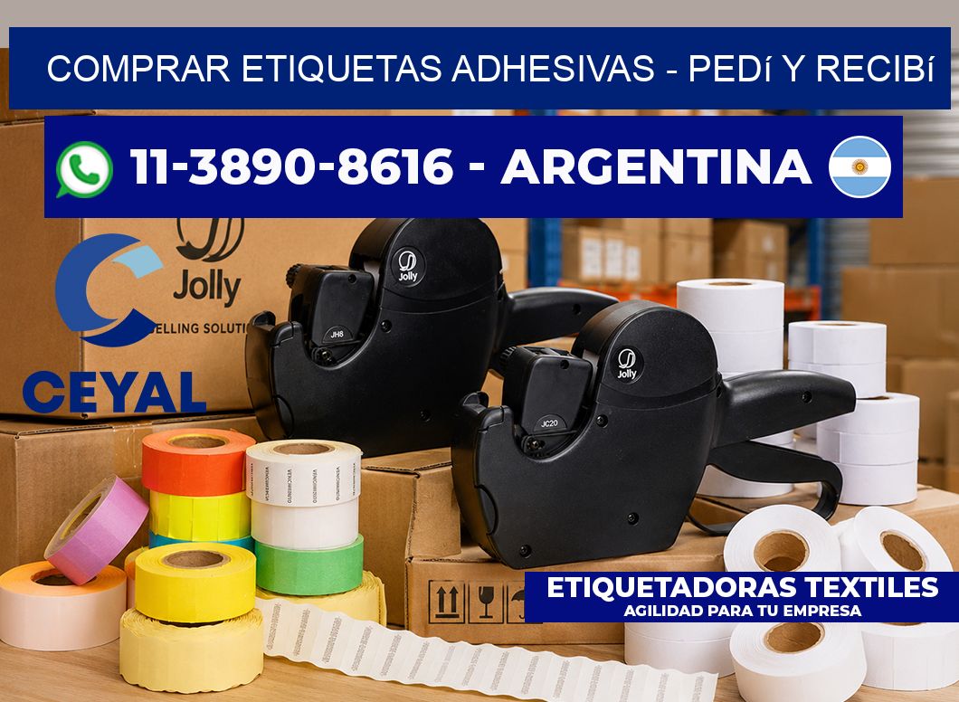 COMPRAR ETIQUETAS ADHESIVAS – Pedí y recibí