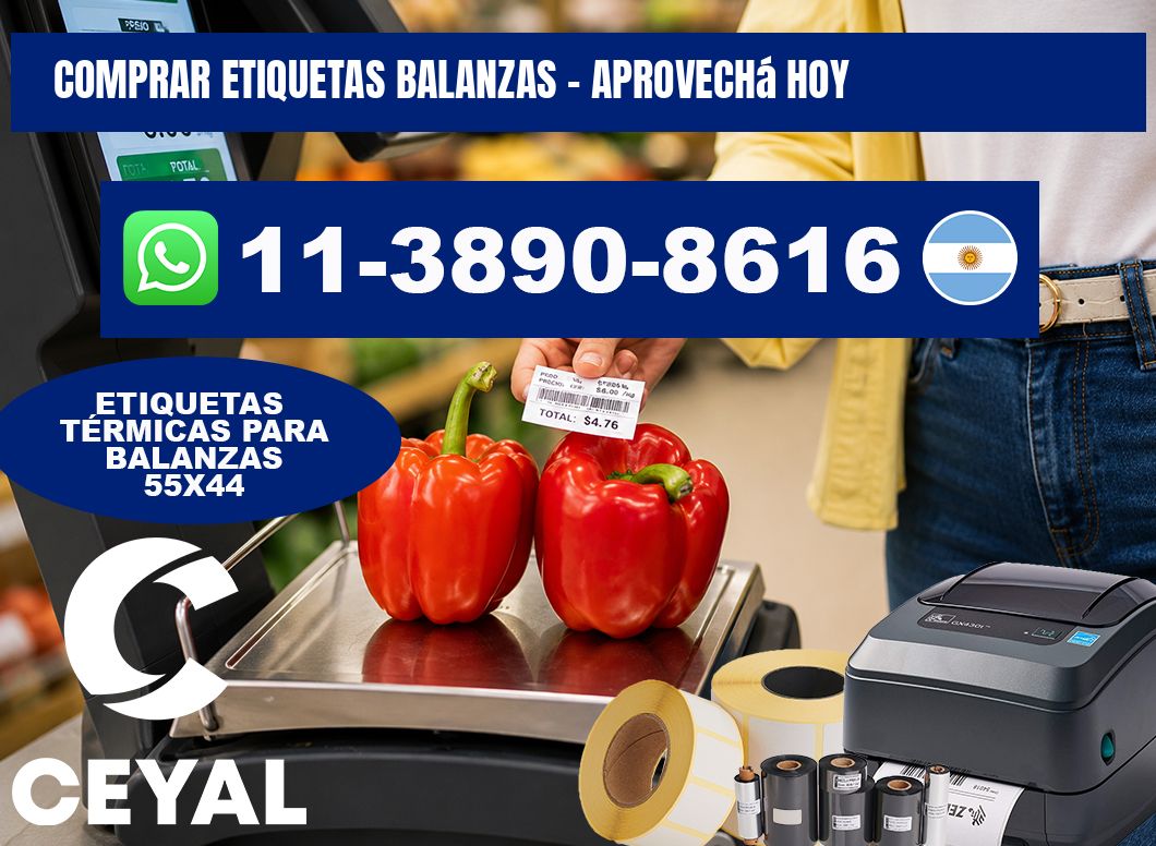 COMPRAR ETIQUETAS BALANZAS - Aprovechá hoy