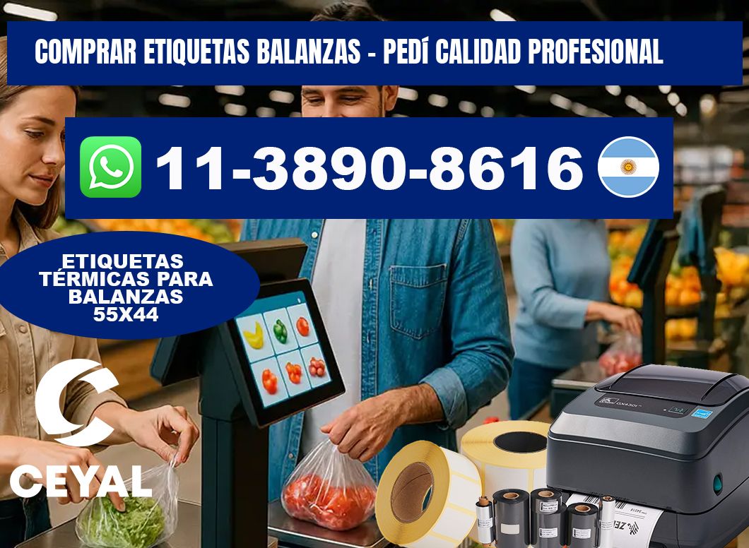 COMPRAR ETIQUETAS BALANZAS - Pedí calidad profesional
