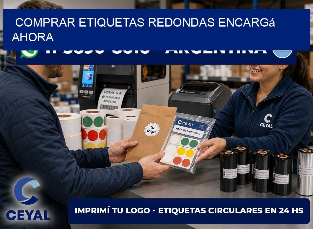 COMPRAR ETIQUETAS REDONDAS Encargá ahora