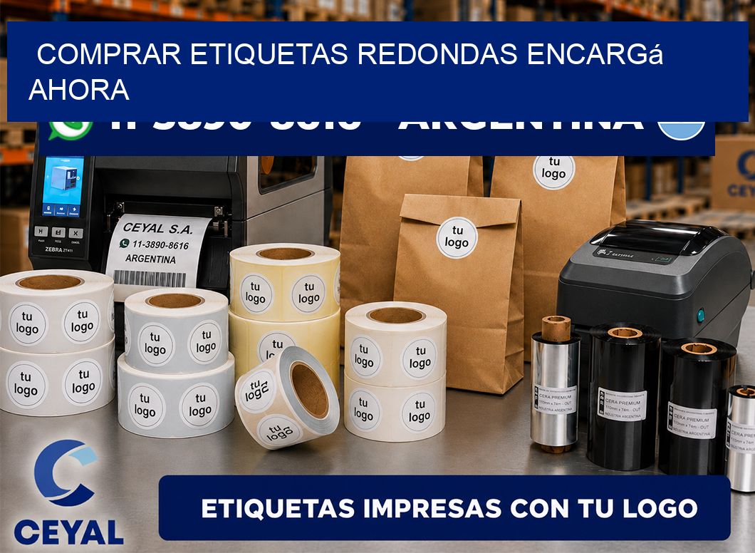 COMPRAR ETIQUETAS REDONDAS Encargá ahora