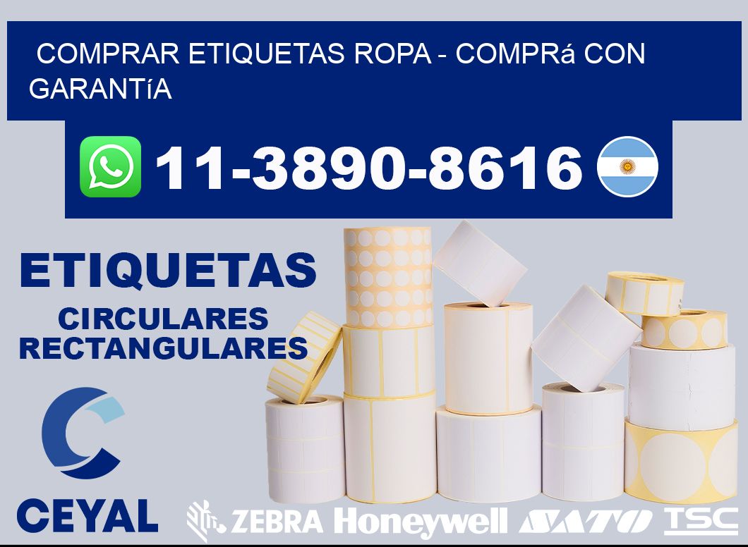 COMPRAR ETIQUETAS ROPA - Comprá con garantía