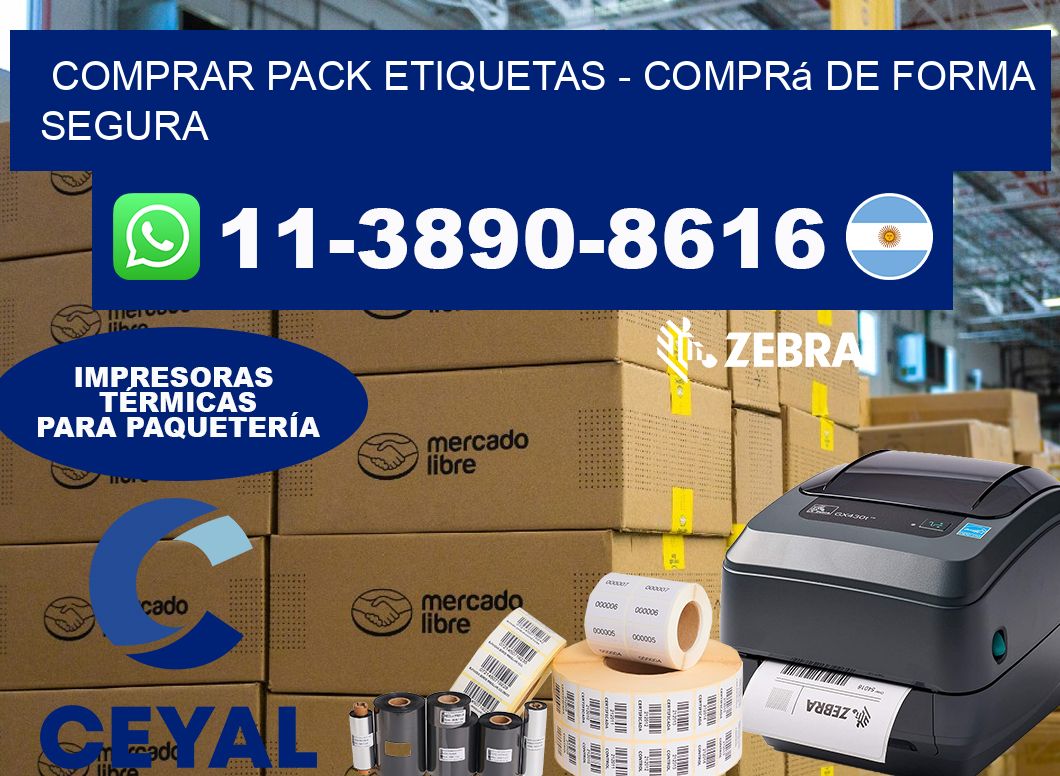 COMPRAR PACK ETIQUETAS - Comprá de forma segura