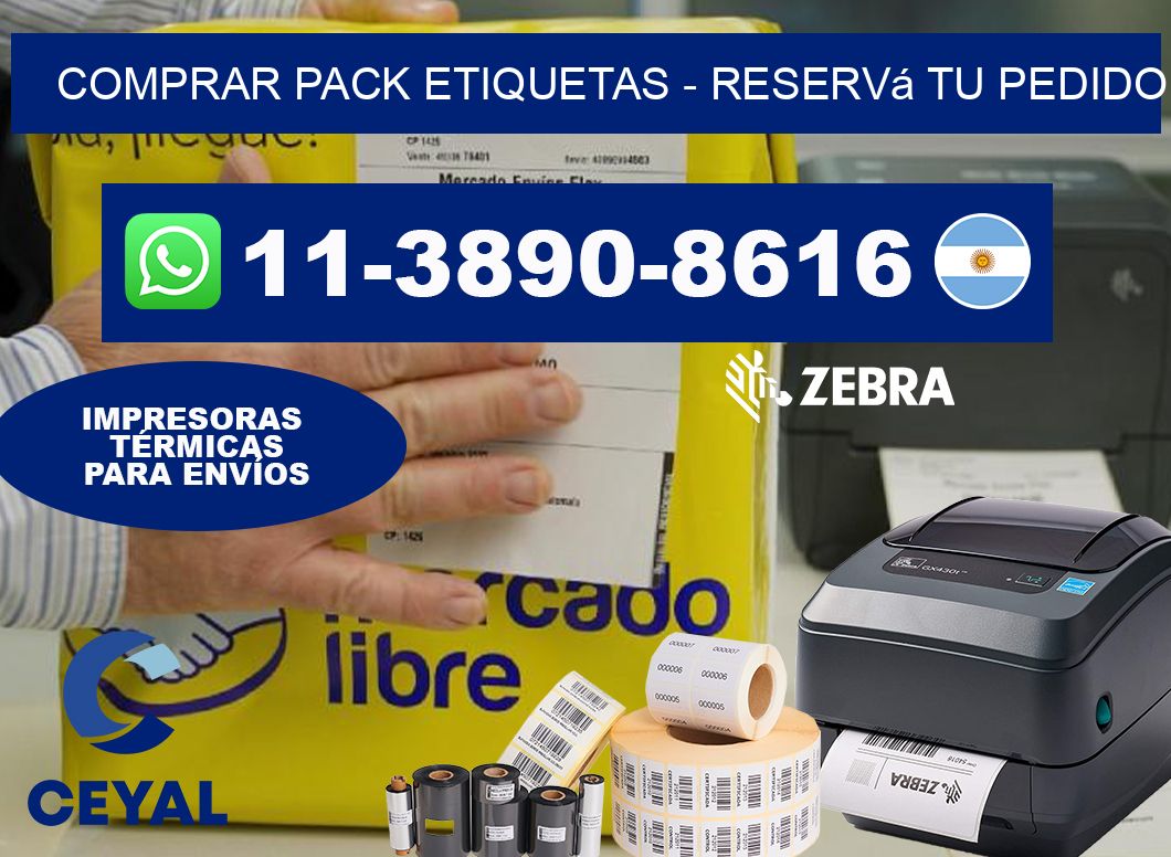 COMPRAR PACK ETIQUETAS - Reservá tu pedido