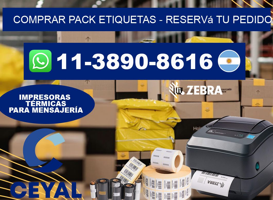 COMPRAR PACK ETIQUETAS - Reservá tu pedido