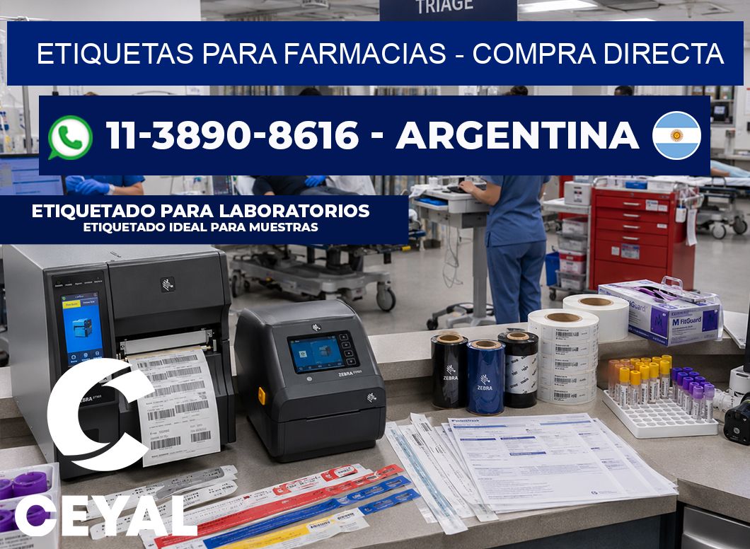 ETIQUETAS PARA FARMACIAS - Compra directa