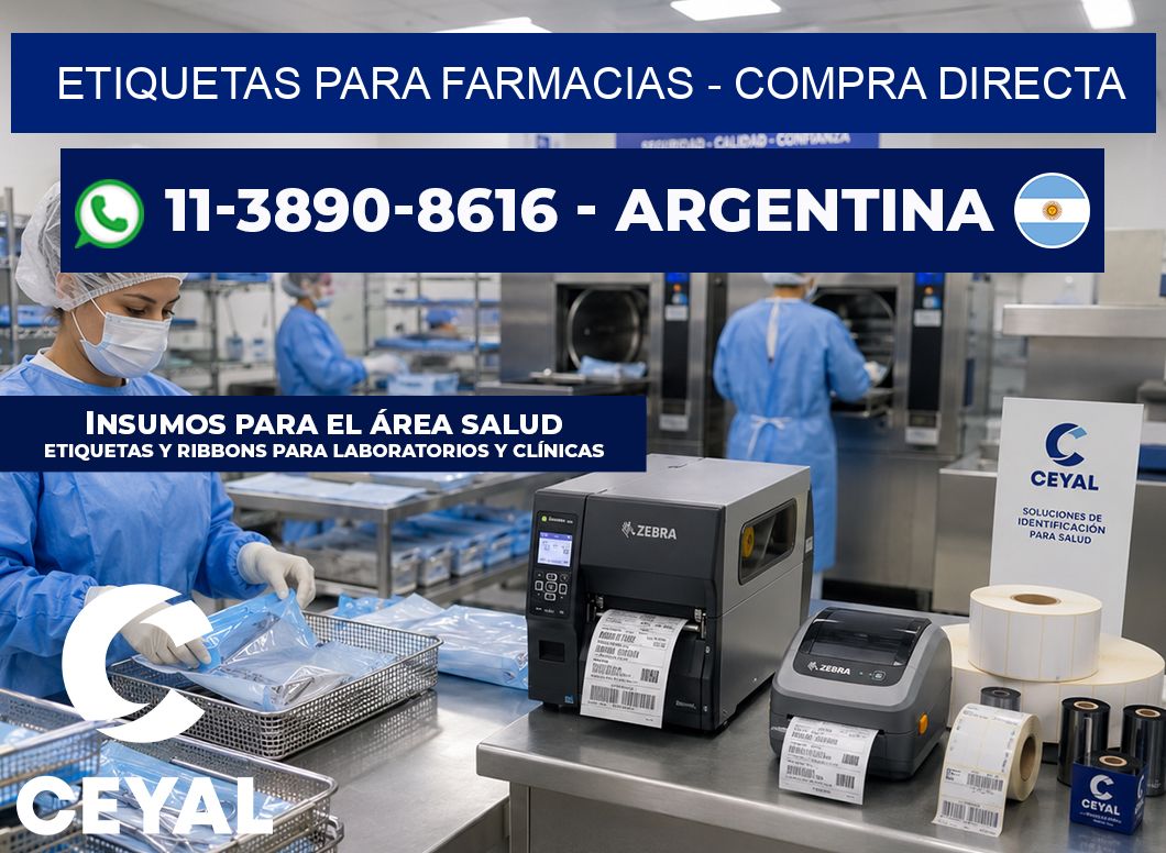 ETIQUETAS PARA FARMACIAS - Compra directa