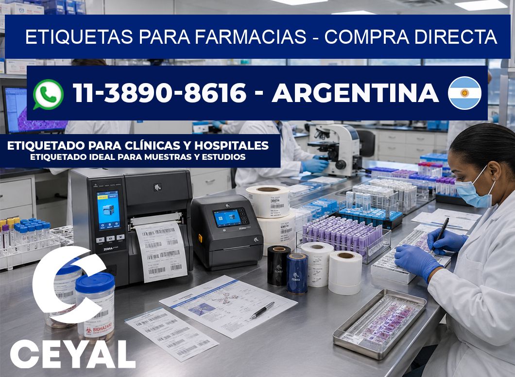 ETIQUETAS PARA FARMACIAS - Compra directa