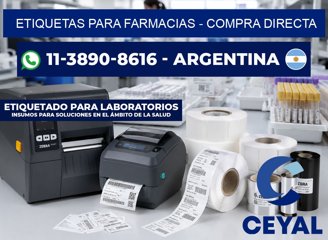 ETIQUETAS PARA FARMACIAS – Compra directa