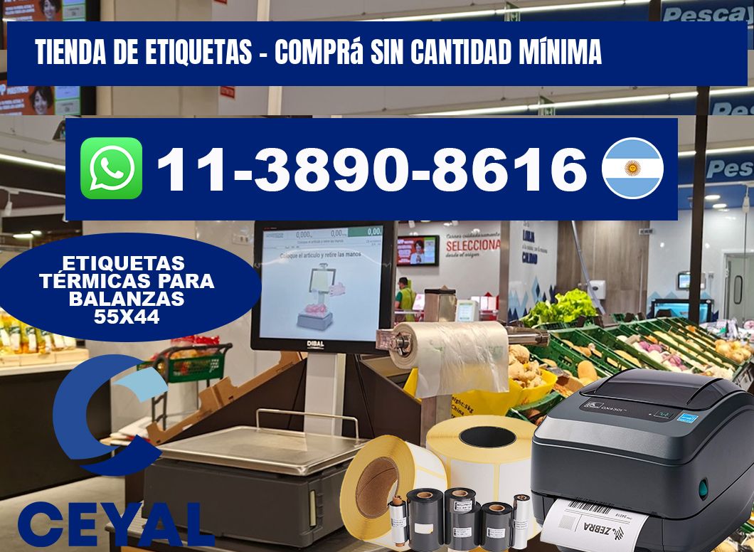 TIENDA DE ETIQUETAS - Comprá sin cantidad mínima