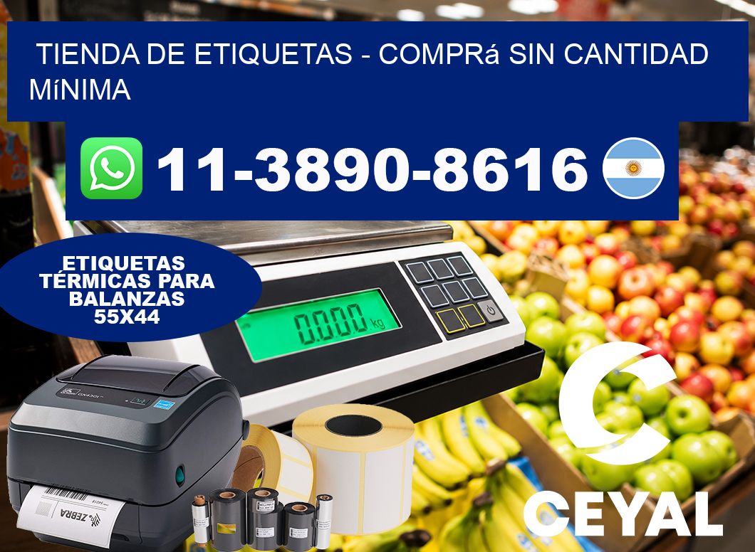 TIENDA DE ETIQUETAS - Comprá sin cantidad mínima