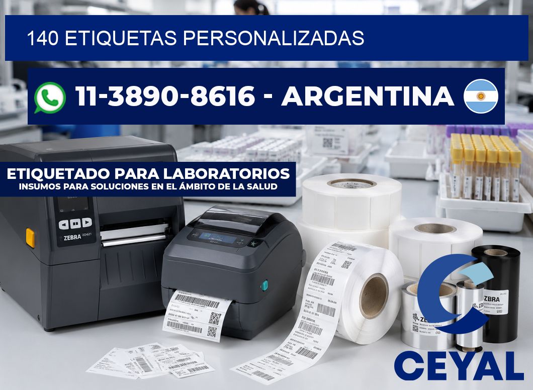 140 ETIQUETAS PERSONALIZADAS