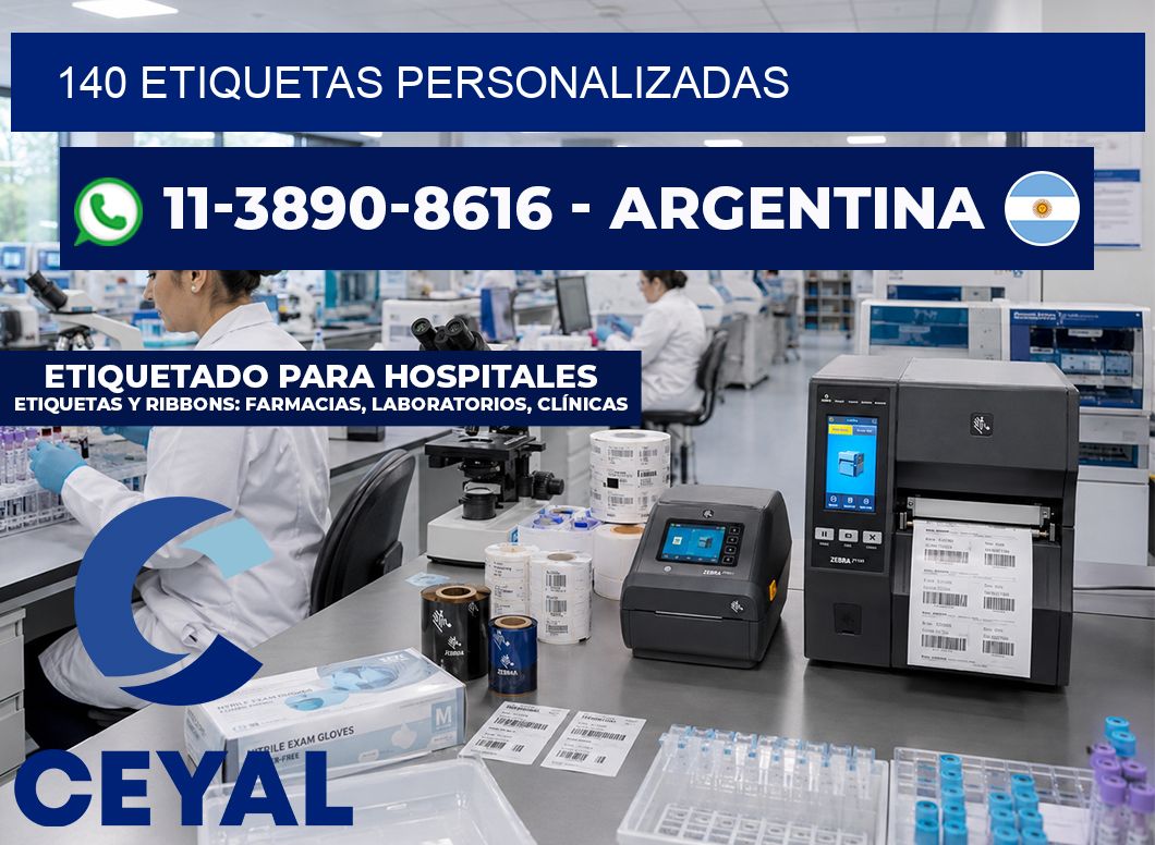 140 ETIQUETAS PERSONALIZADAS