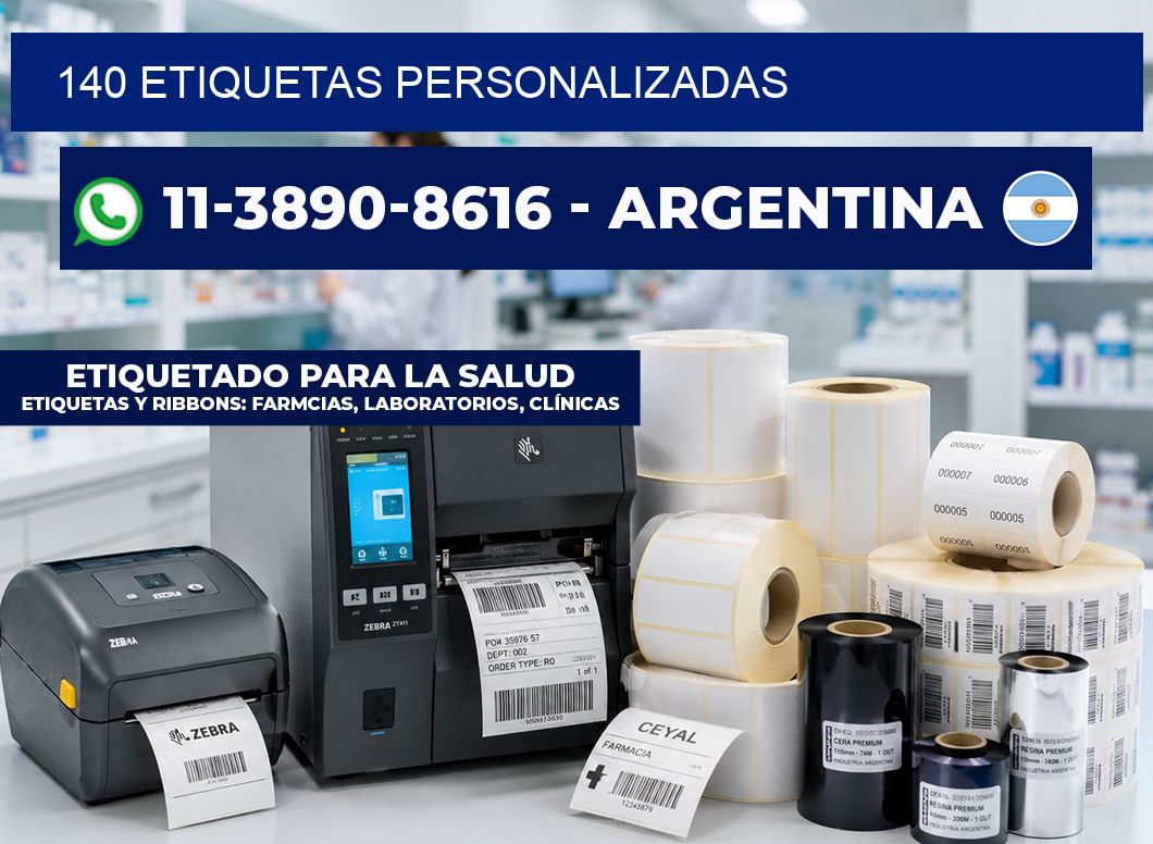 140 ETIQUETAS PERSONALIZADAS