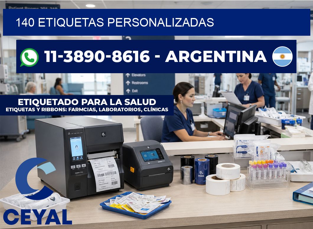 140 ETIQUETAS PERSONALIZADAS