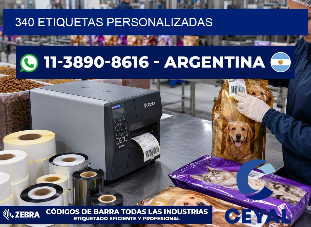 340 ETIQUETAS PERSONALIZADAS