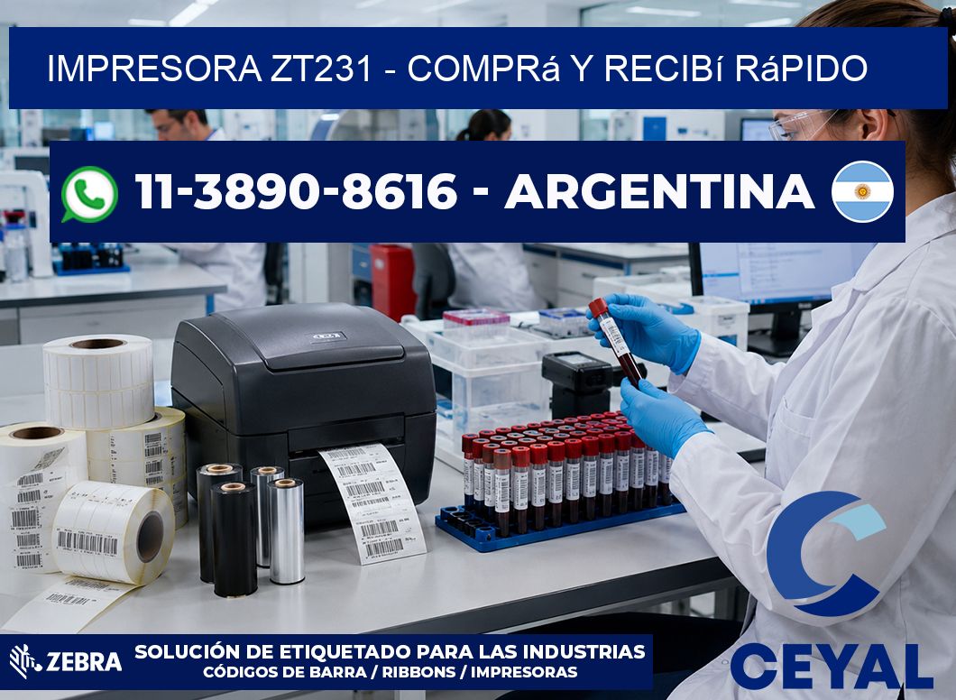 IMPRESORA ZT231 - Comprá y recibí rápido