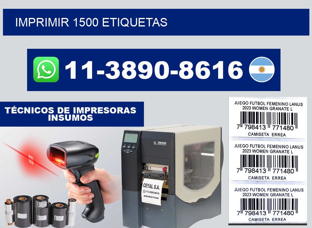 IMPRIMIR 1500 ETIQUETAS