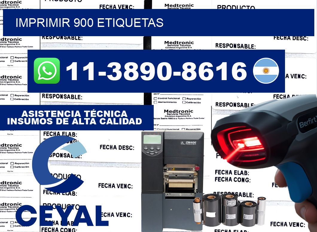 IMPRIMIR 900 ETIQUETAS