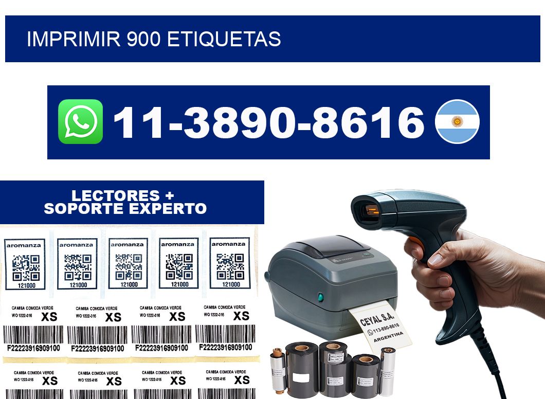 IMPRIMIR 900 ETIQUETAS