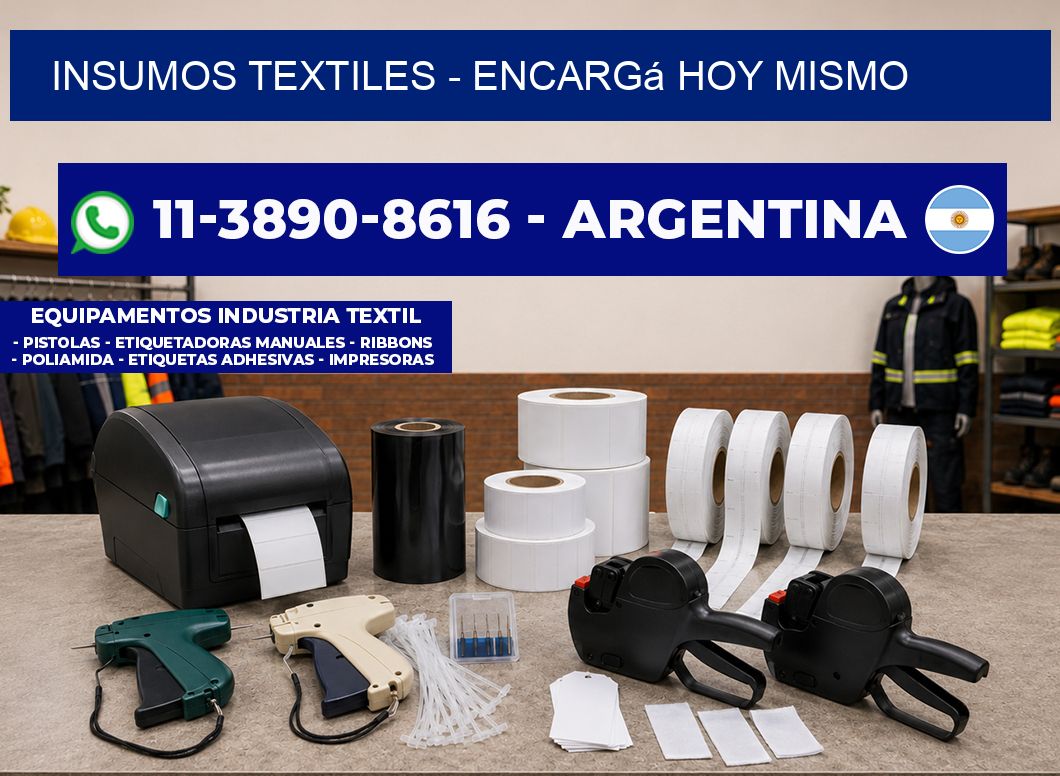 INSUMOS TEXTILES - Encargá hoy mismo