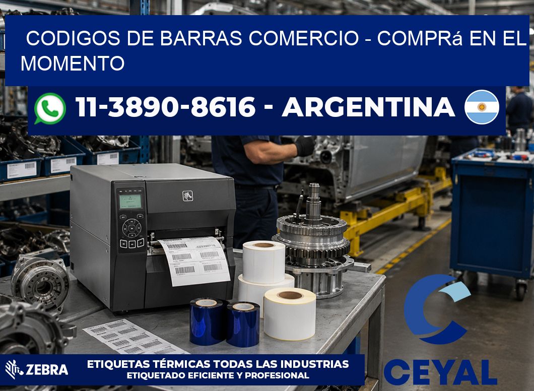 Codigos de barras comercio - Comprá en el momento
