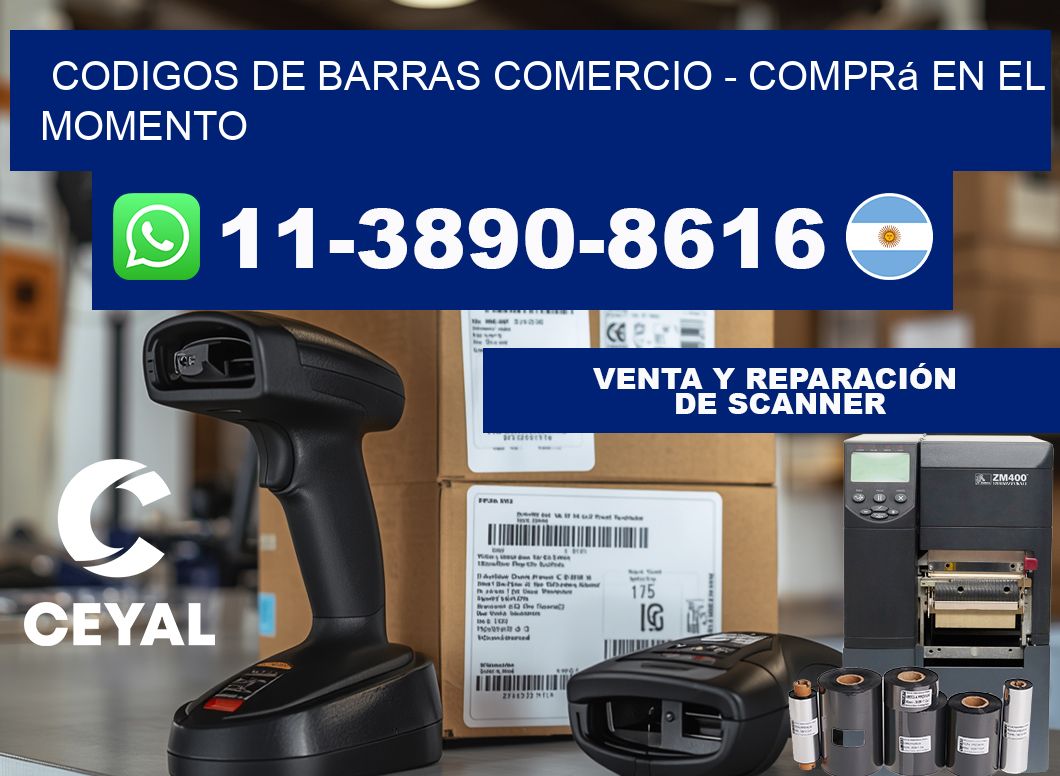 Codigos de barras comercio - Comprá en el momento