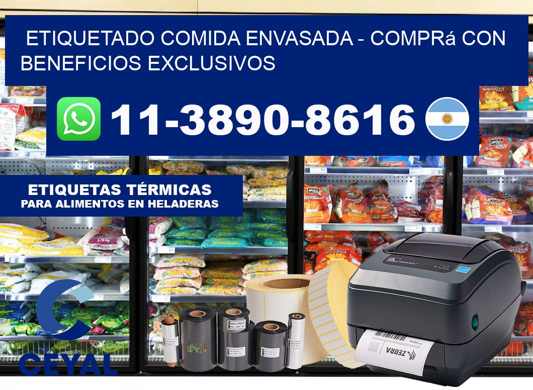 Etiquetado comida envasada - Comprá con beneficios exclusivos