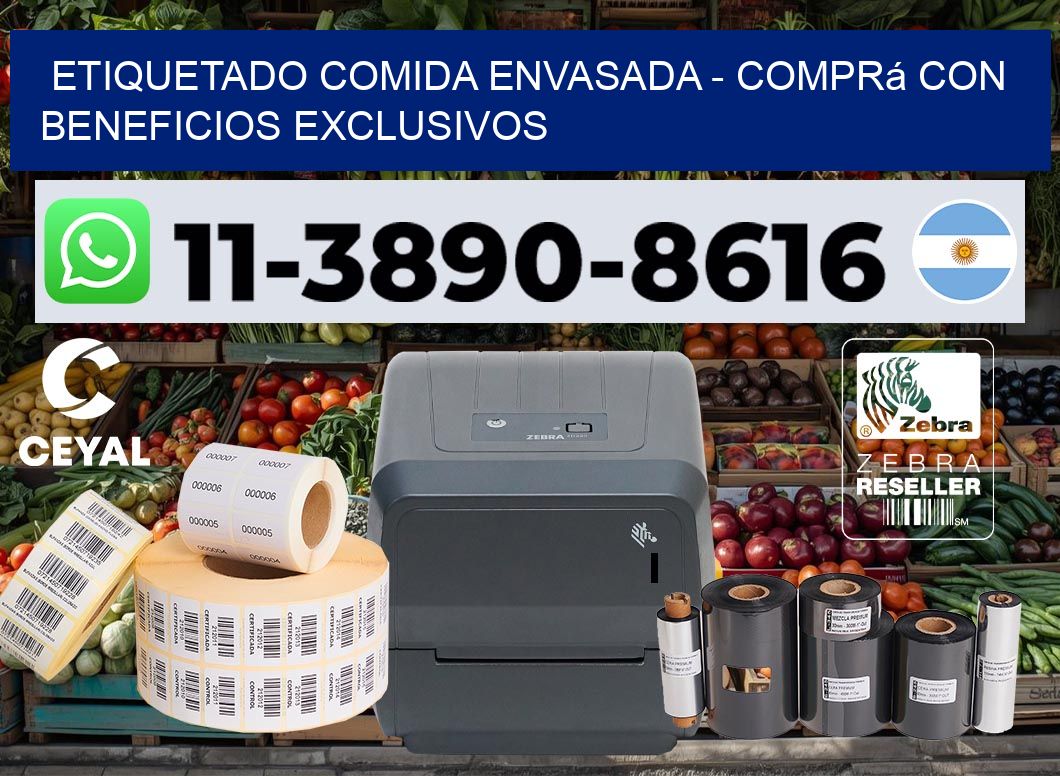 Etiquetado comida envasada - Comprá con beneficios exclusivos