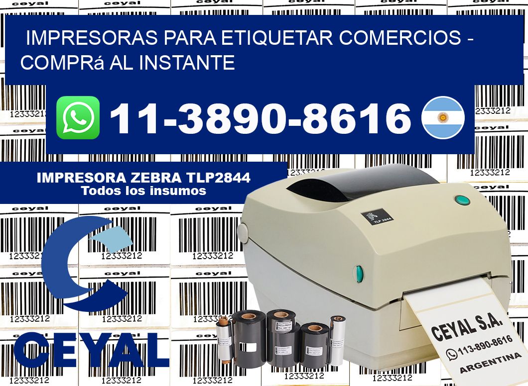 IMPRESORAS PARA ETIQUETAR COMERCIOS - Comprá al instante