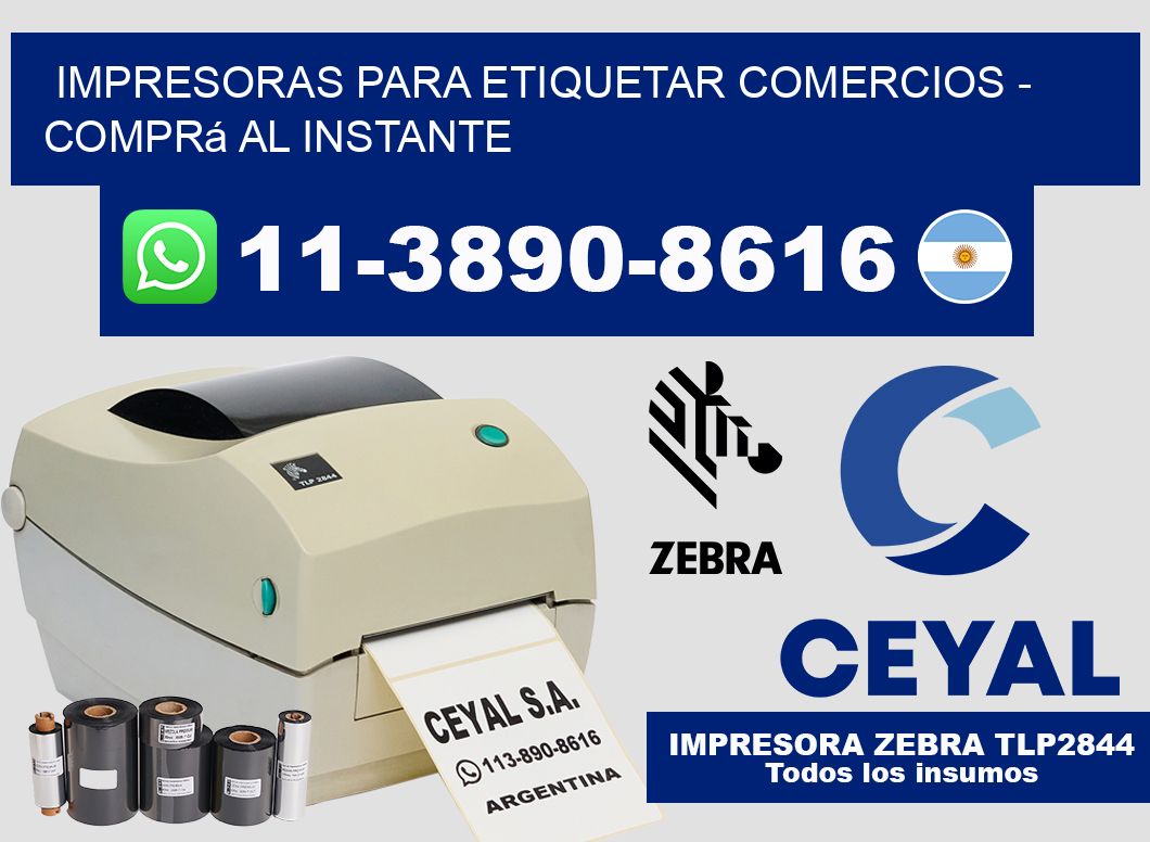 IMPRESORAS PARA ETIQUETAR COMERCIOS - Comprá al instante