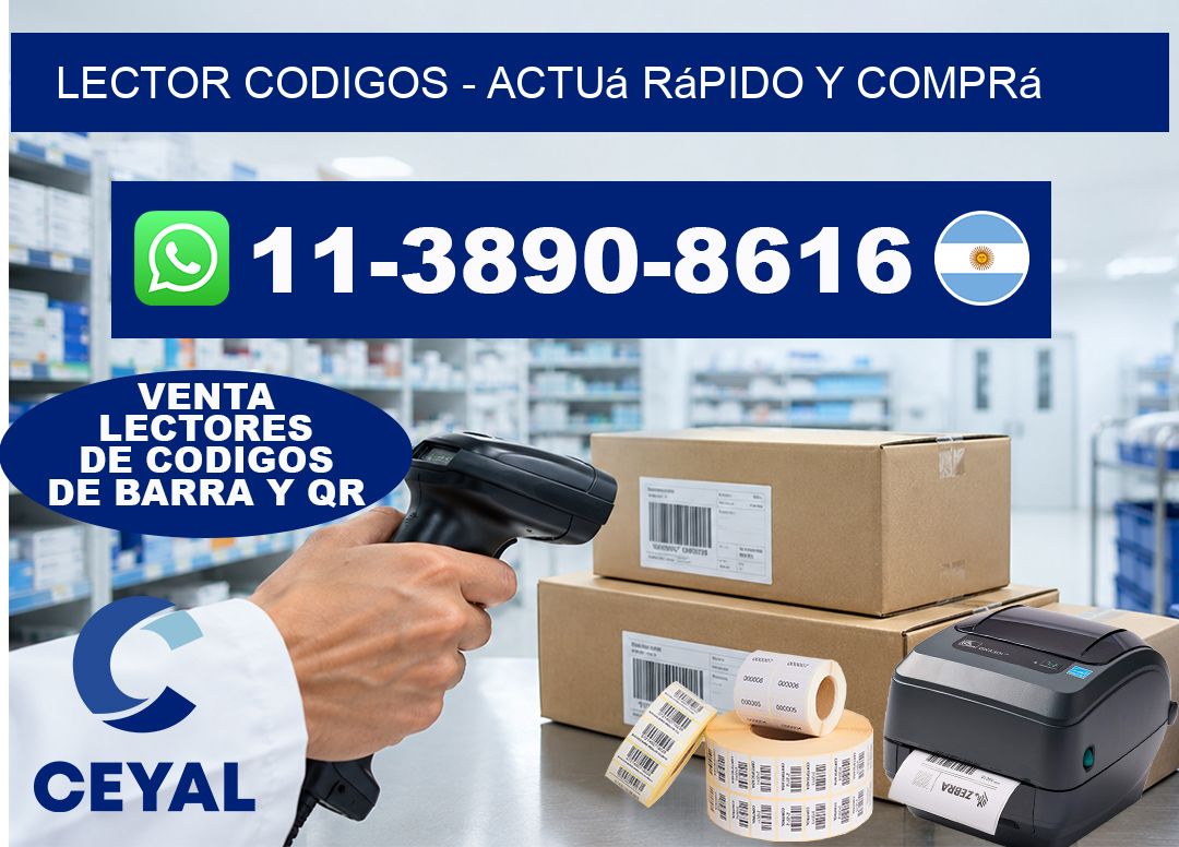 LECTOR CODIGOS - Actuá rápido y comprá