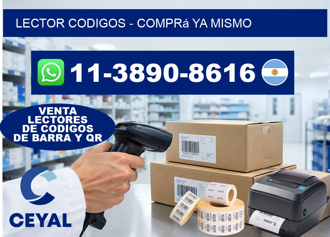 LECTOR CODIGOS - Comprá ya mismo