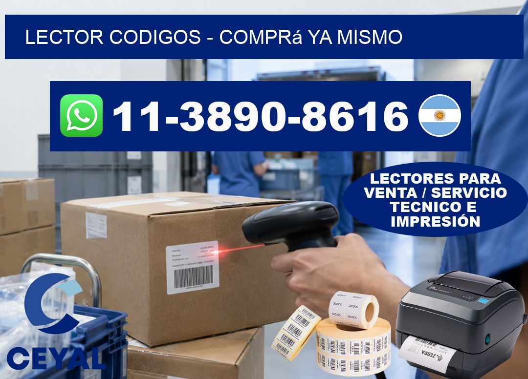 LECTOR CODIGOS - Comprá ya mismo