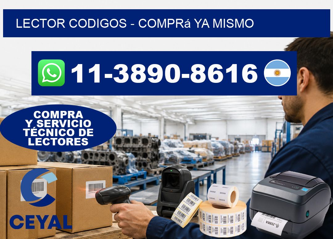 LECTOR CODIGOS – Comprá ya mismo