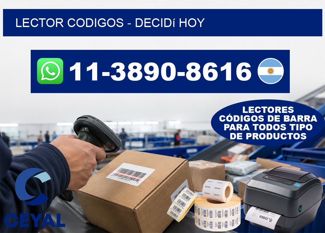 LECTOR CODIGOS - Decidí hoy