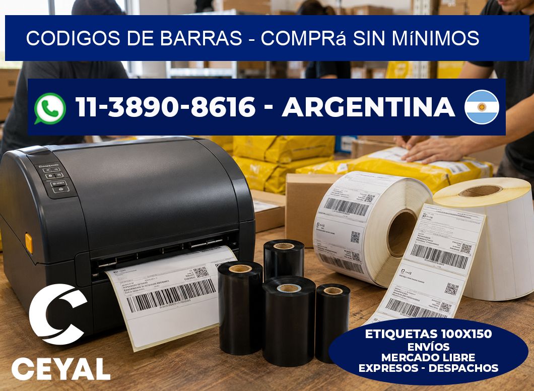 codigos de barras - Comprá sin mínimos
