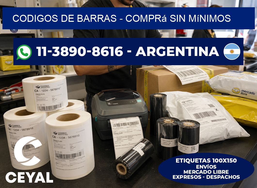 codigos de barras - Comprá sin mínimos