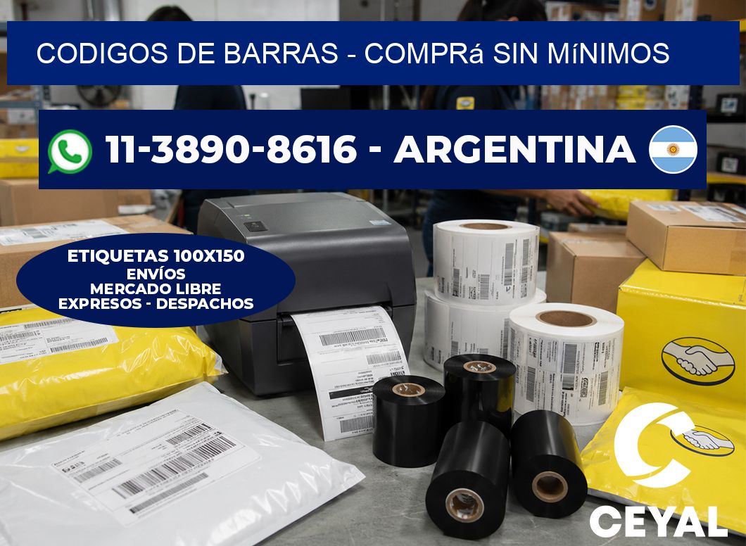 codigos de barras - Comprá sin mínimos