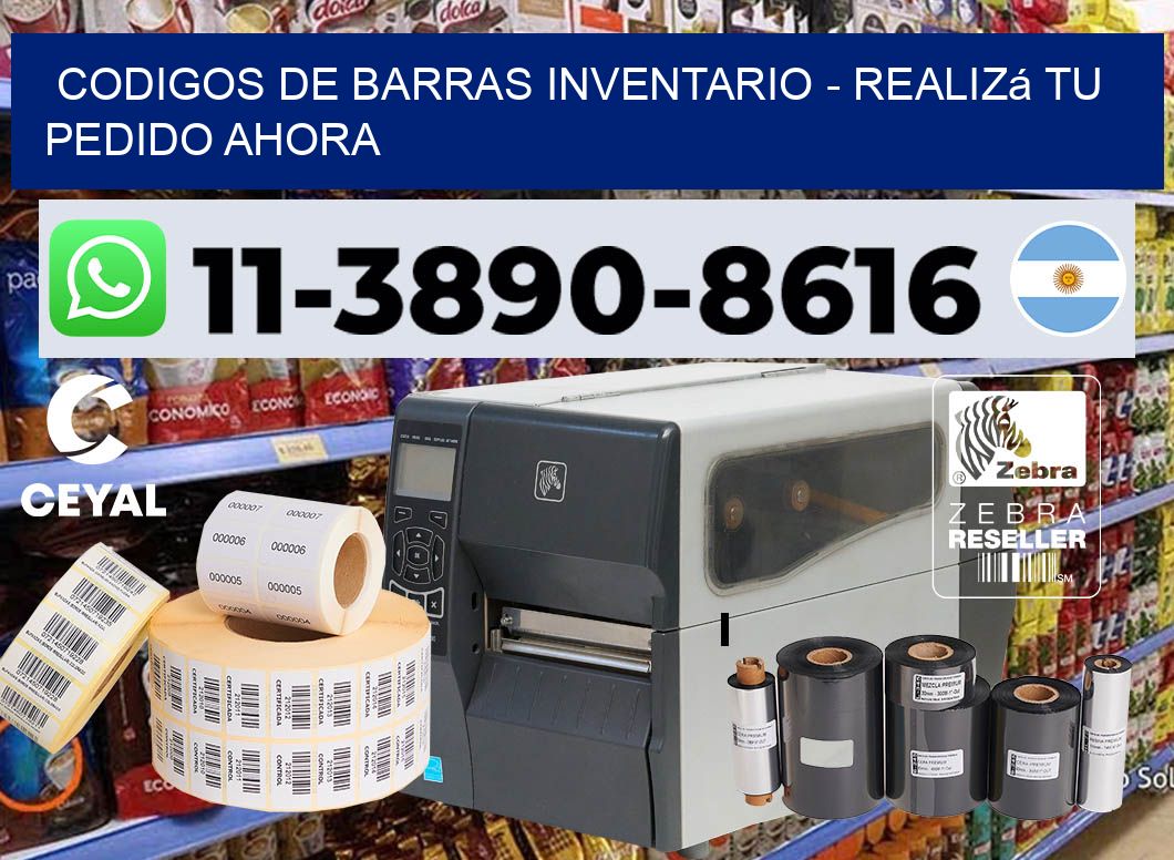 codigos de barras inventario - Realizá tu pedido ahora