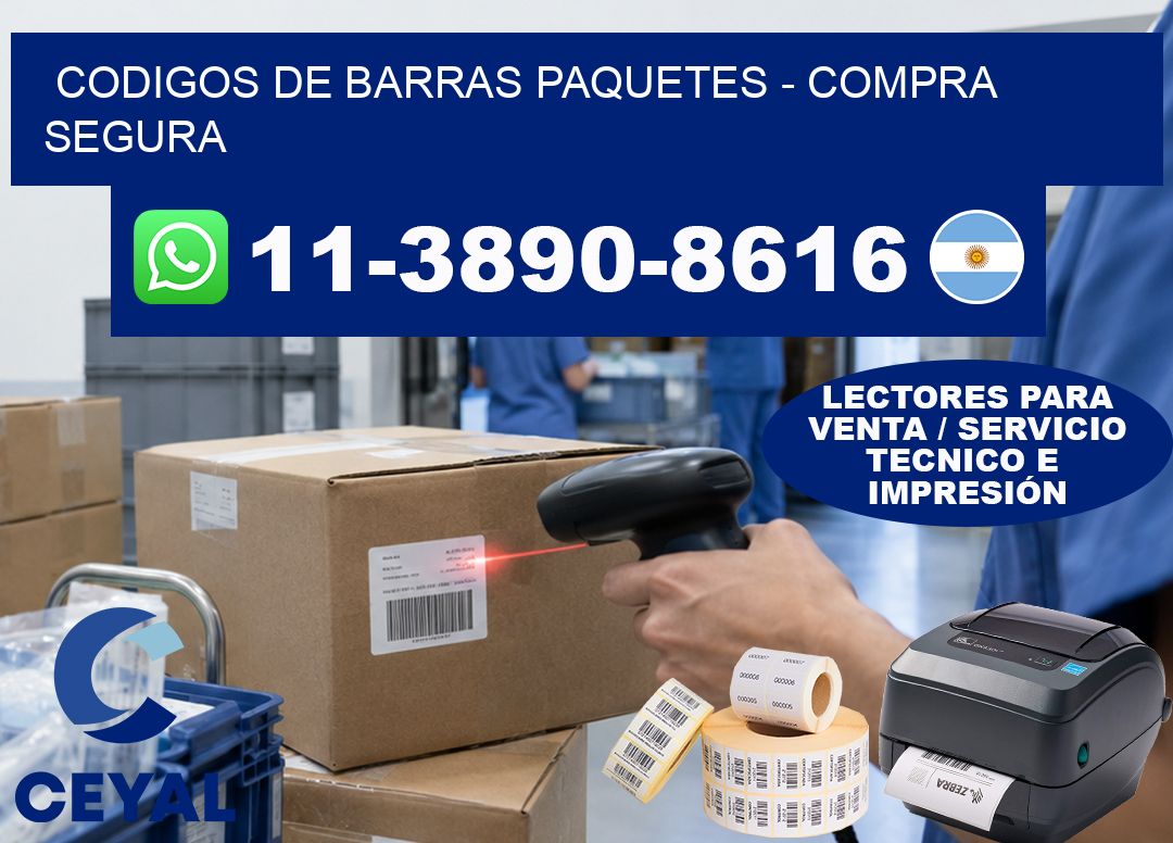 codigos de barras paquetes – Compra segura