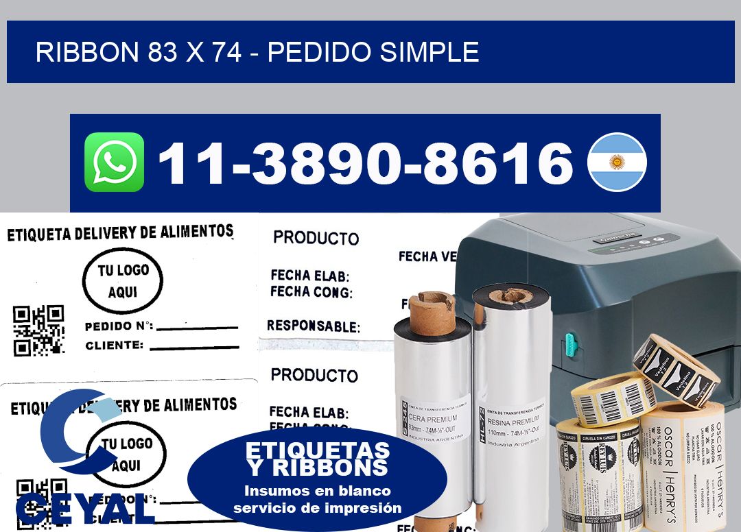 ribbon 83 x 74 – Pedido simple