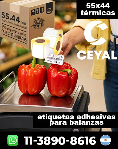 ADHESIVOS PARA BALANZAS – Comprá ahora mismo