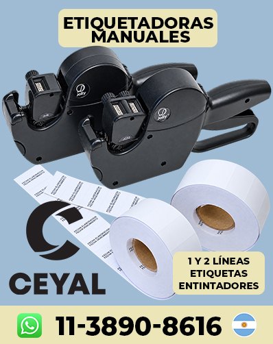 Etiquetas con Datos Variables para Indumentaria Arg