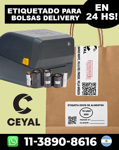 Etiquetas para Almacenes de Ropa argentina
