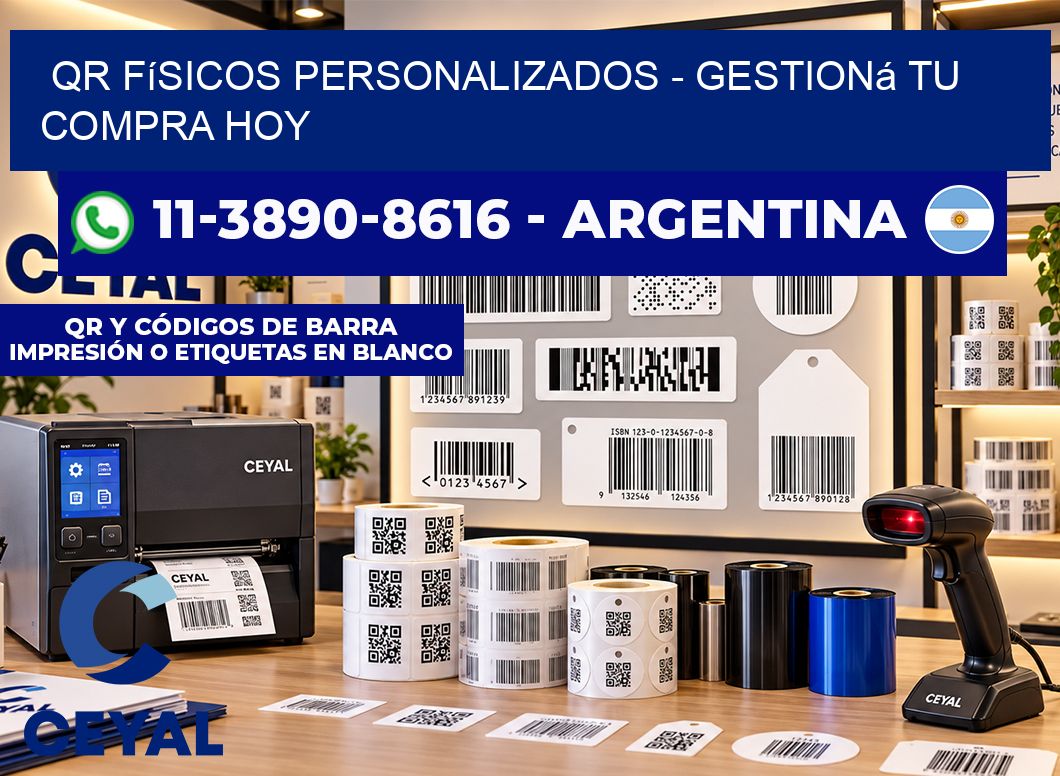 QR Físicos Personalizados - Gestioná tu compra hoy