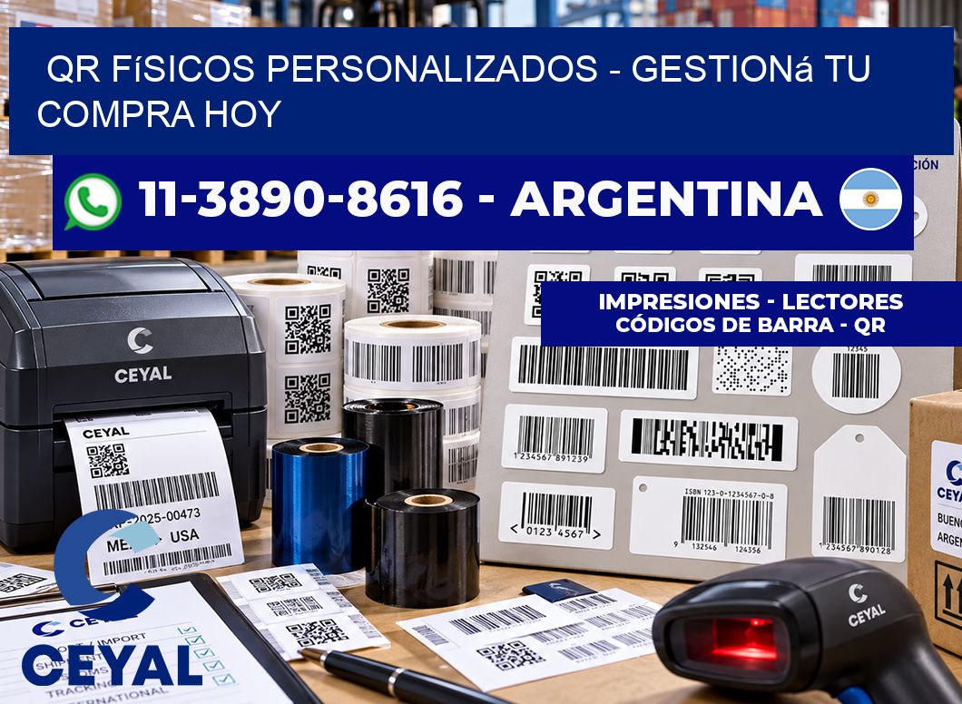 QR Físicos Personalizados - Gestioná tu compra hoy