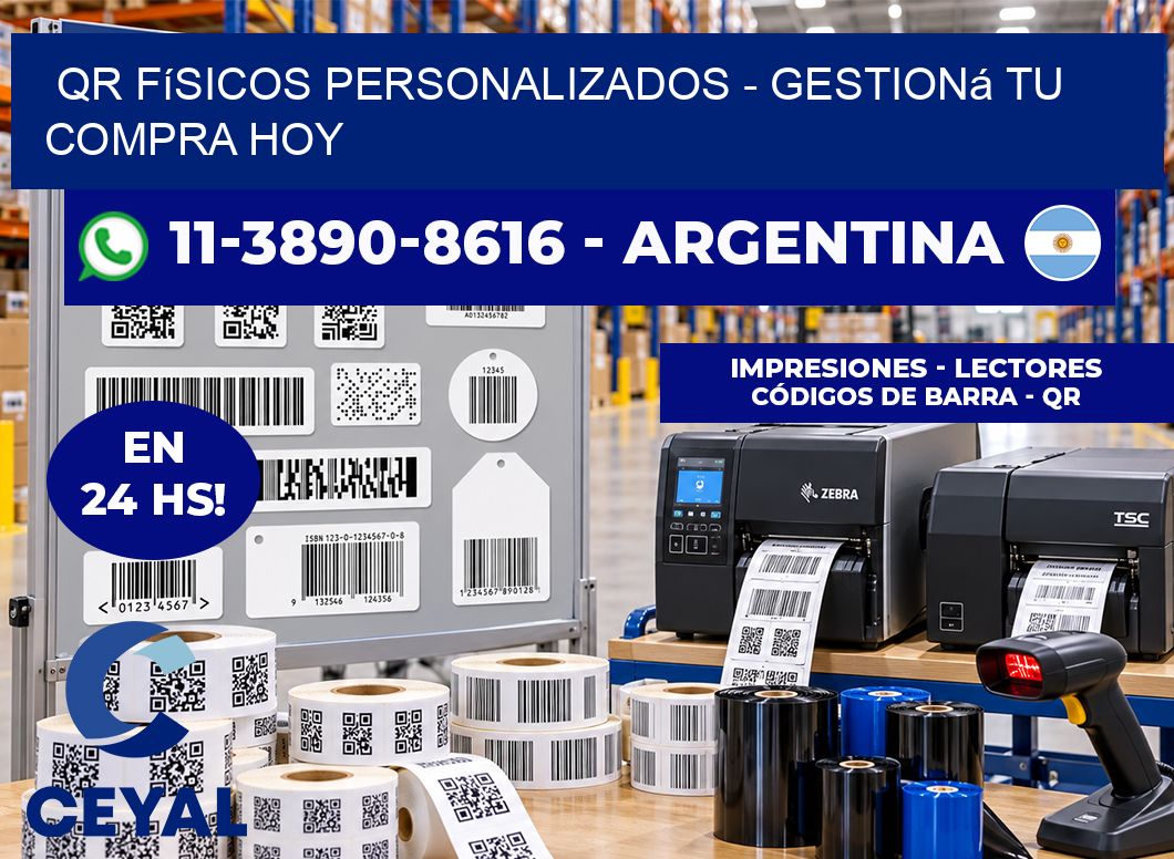 QR Físicos Personalizados – Gestioná tu compra hoy